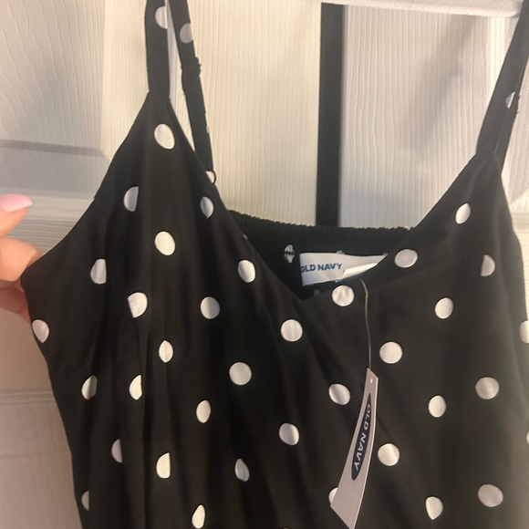OLDNAVY Black polka dots cami dress - Picture 4 of 4